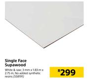 Single Face Supawood