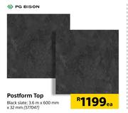 PG Bison Postform Top-3.6m x 600mm x 32mm Each