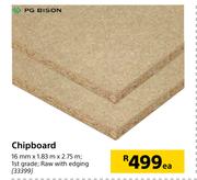 PG Bison Chipboard-16mm x 1.83m x 2.75m Each