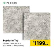 PG Bison Postform Top-3.6m x 600mm x 32mm Each