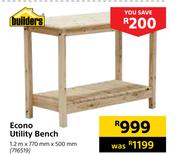 Builders Econo Utility Bench-1.2m x 770mm x 500mm