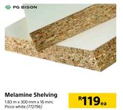 PG Bison Melamine Shelving-1.83m x 300mm x 16mm Each