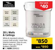 Fired Earth Walls & Ceilings-5L