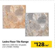 Ledro Floor Tile Range-500mm x 500mm Per Sqm