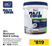 Dulux Maxicover Wall & Ceiling-20L