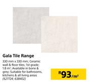 Gala Tile Range-330mm x 330mm Per Sqm