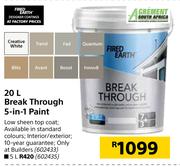 Fired Earth Break Through 5 In 1 Paint-5L