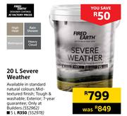Fired Earth Severe Weather-5L