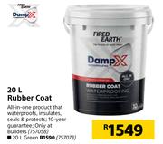 Fired Earth Rubber Coat Green-20L