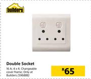 Builders Double Socket