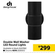 Design House Double Wall Washer LED Round Lights