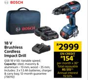 Bosch 18V Brushless Cordless Impact Drill