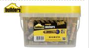 Builders 25 Pack Expansion Bolts-6.0mm x 65mm Per Pack