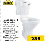 Builders Miami Close Coupled Front Flush 150