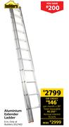 Builders Aluminium Extender Ladder 6 m