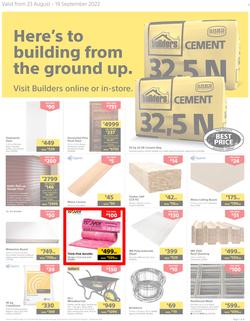 Builders Western Cape : Here's To Building From The Ground Up (23 August - 19 September 2022), page 1
