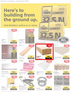 Builders Western Cape : Here's To Building From The Ground Up (23 August - 19 September 2022), page 1