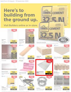 Builders Western Cape : Here's To Building From The Ground Up (23 August - 19 September 2022), page 1