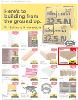 Builders Western Cape : Here's To Building From The Ground Up (23 August - 19 September 2022), page 1