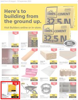 Builders Western Cape : Here's To Building From The Ground Up (23 August - 19 September 2022), page 1