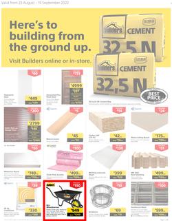 Builders Western Cape : Here's To Building From The Ground Up (23 August - 19 September 2022), page 1