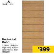 Swartland Horizontal Door 2.032m x 813mm