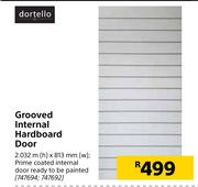 Dortello Grooved Internal Hardboard Door 2.032m (h) x 813mm (w)