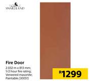 Swartland Fire Door 2.032m x 813mm