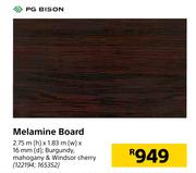 PG Bison Melawood Board 2.75m (h) x 1.83m (w) x 16mm (d)
