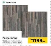 PG Bison Postform Top 3.6m x 600mm x 32mm-Each