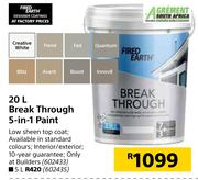 Fired Earth Break Through 5 In 1 Paint-20L