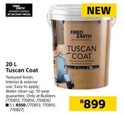 Fired Earth Tuscan Coat-20L 