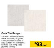 1Gala Tile Range 330mm x 330mm-Per Sqm