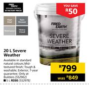 Fired Earth Severe Weather-5L