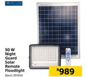 Solar Flair 50W Night Guard Solar Remote Floodlight Black