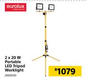 Eurolux 2 x 20W Portable LED Tripod Worklight