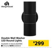 Design House Double Wall Washer LED Round Lights