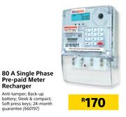80A Single Phase Pre Paid Meter Recharger