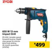 Ryobi 650W 13mm Impact Drill PD-650