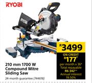 Ryobi 210mm 1700W Compound Mitre Sliding Saw