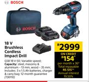 Bosch 18V Brushless Cordless Impact Drill