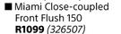 Builders Miami Close Coupled Front Flush 150