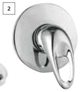 Builders Style Shower Mixer Chrome