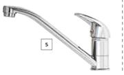 Builders Wall Type Sink Mixer