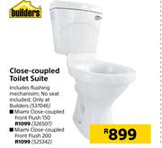 Builders Miami Close Coupled Front Flush 150