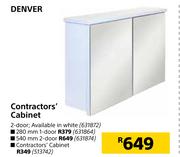 Denver Contractor's Cabinet 2 Door