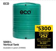 Eco 5000L Vertical Tank