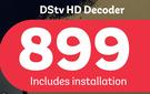DSTV HD Decoder (Duly Installed)