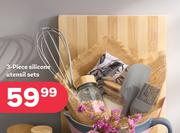 3 Piece Silicone Utensil Sets