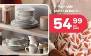 4 Pack Side Plates Or Bowls-Per Pack